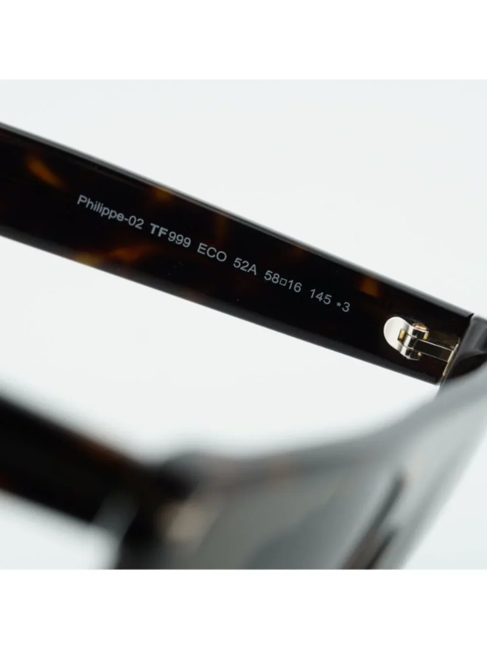 Tom Ford Philippe-02 FT0999 52A Sunglasses Havana Square Frame, Smoke Lenses